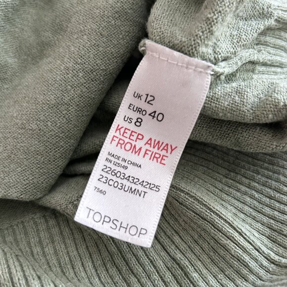 Topshop Knitted Scoop Neck Cardigan ALT ASO Hermione Granger - Picture 6 of 8